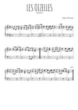 Téléchargez l'arrangement pour piano de la partition de les-oizelles-mazurka en PDF